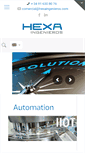 Mobile Screenshot of hexaingenieros.com